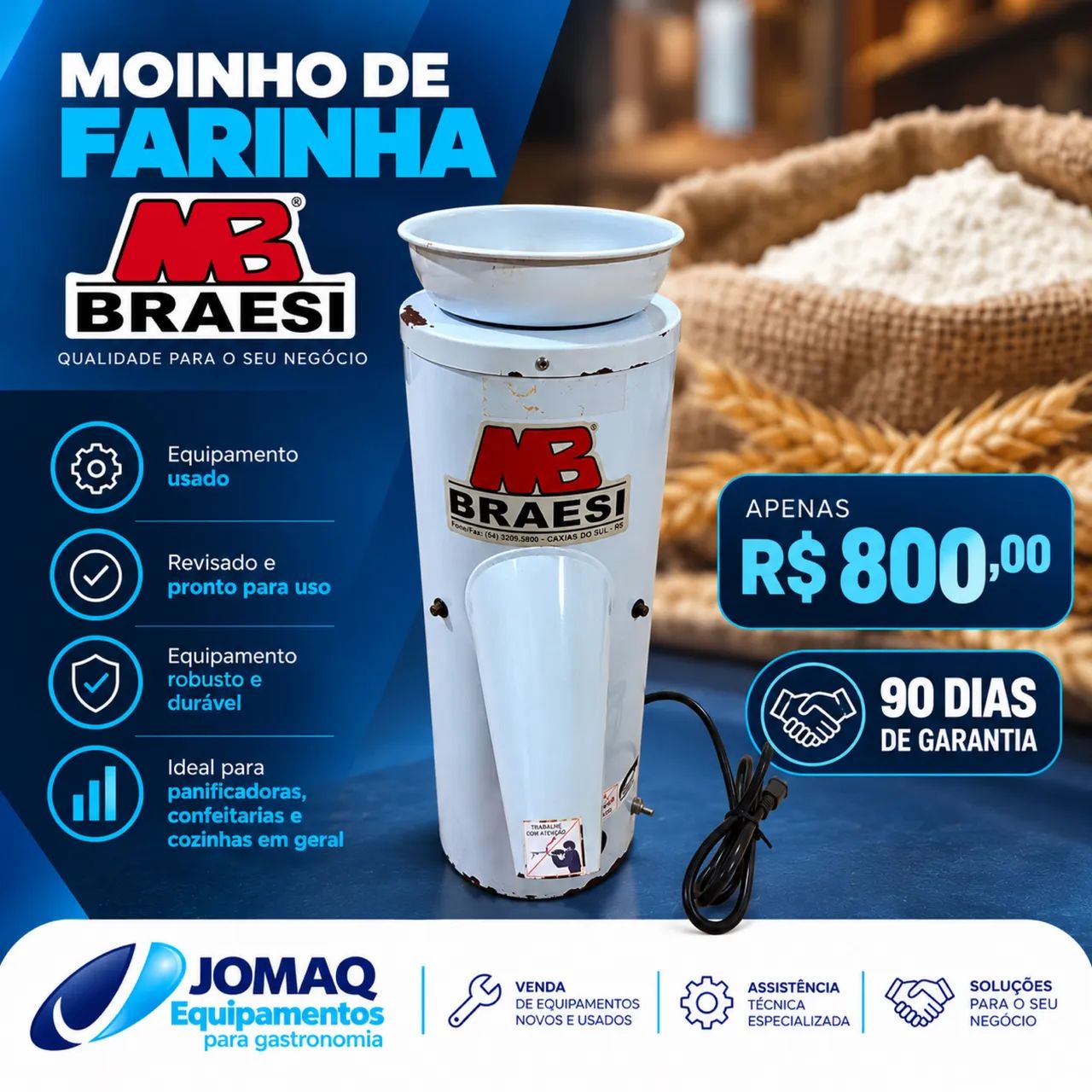 Moinho de farinha de rosca  - Foto 2