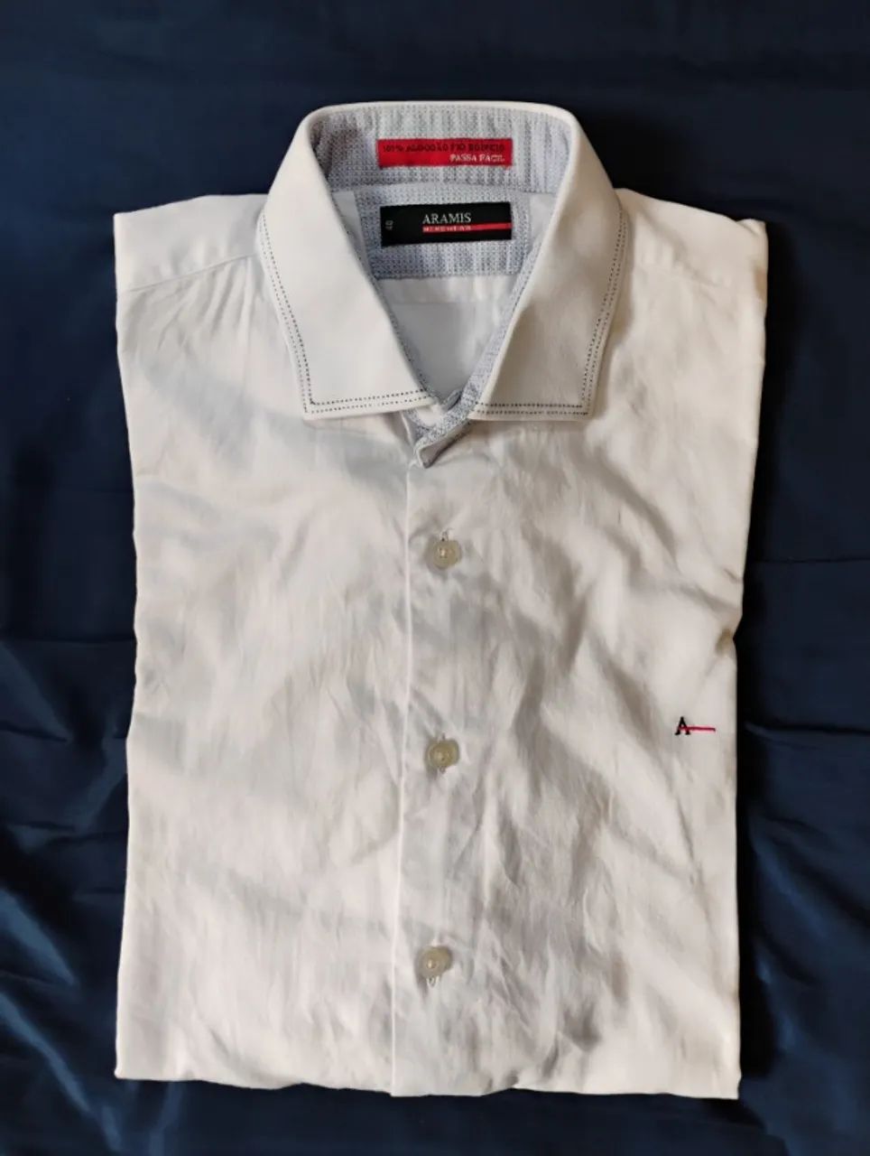 Camisa Aramis Passa Fácil Fio Egípcio nr 40