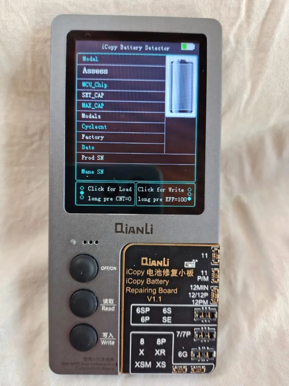 QianLi iCopy Plus 2.2 - Programador para iPhone | True Tone, Face ID, Vibração e Sensor  - Foto 3