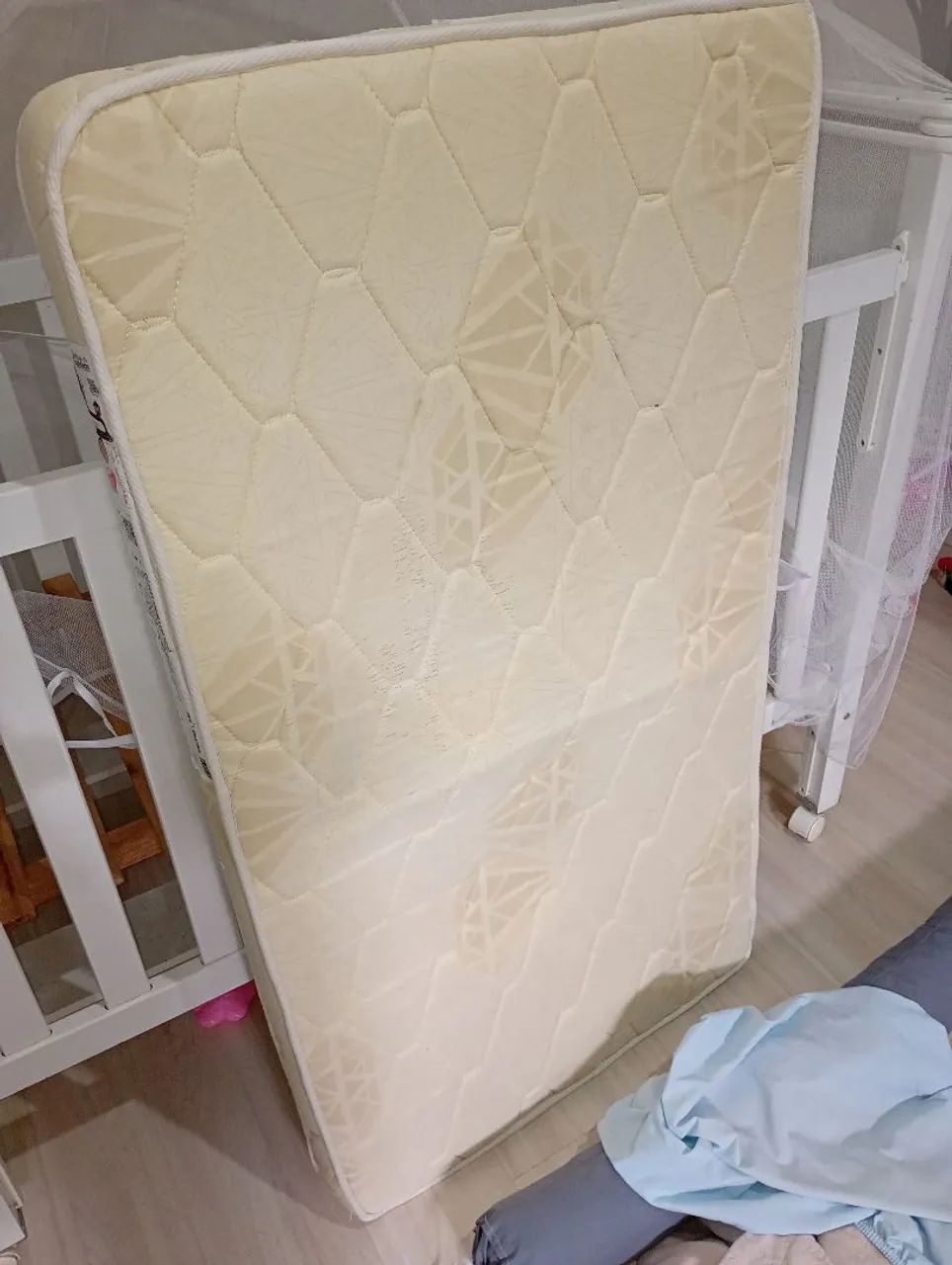 Berço 3 em 1 com colchão  - Foto 3
