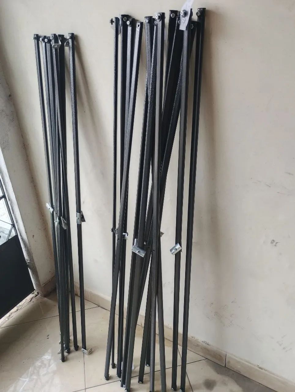 Barras em Ferro para Gazebo DOBRÁVEL 3mtx3mt  - Foto 3