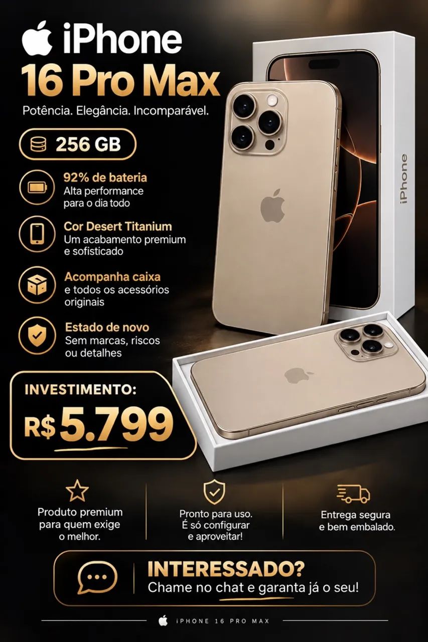 iPhone 16 Pro Max 256 GB Desert 