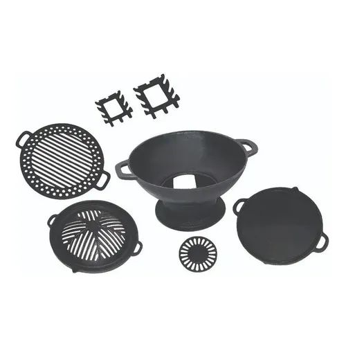 Gengiskan de Ferro Fundido - Completa - Casa das Churrasqueiras - Foto 5
