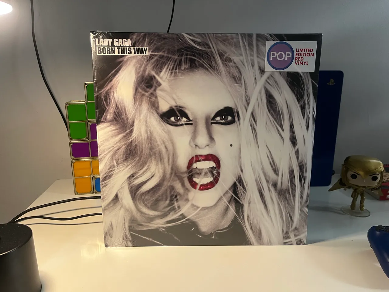 LP Vinil Lady Gaga Mayhem Liquid Orange Black Blood Recorde