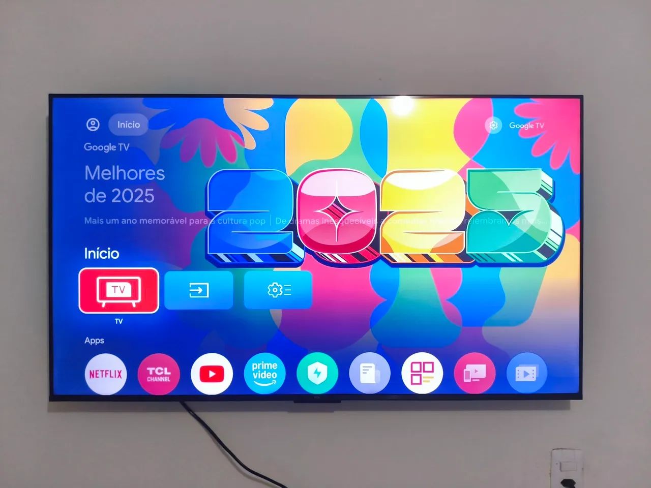 Tv 50 Android Smart Google tv 4k Qled - Passo Cartão 