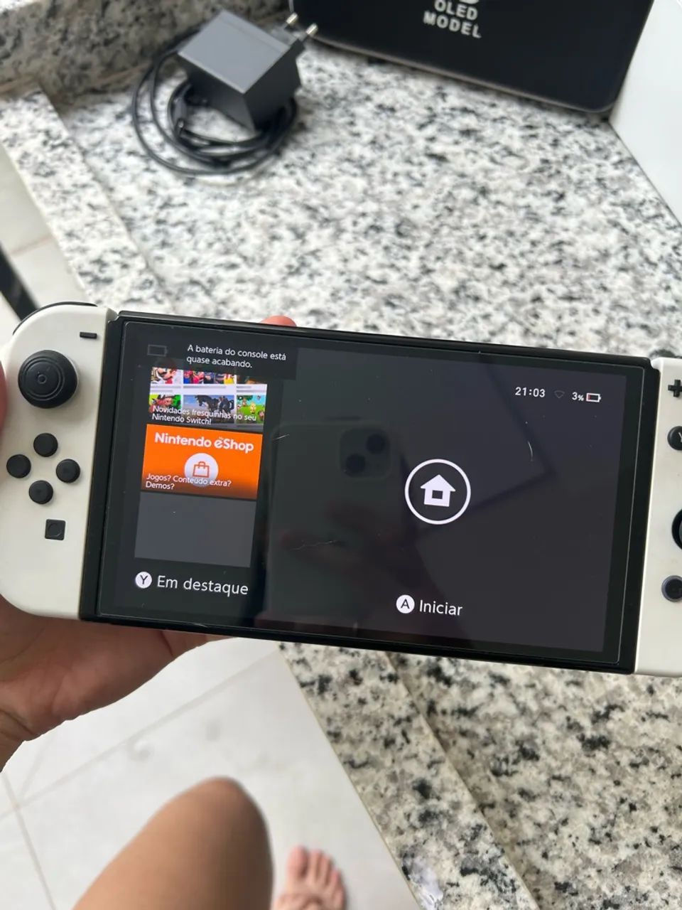 Nintendo Switch Oled Desbloqueado - Foto 2