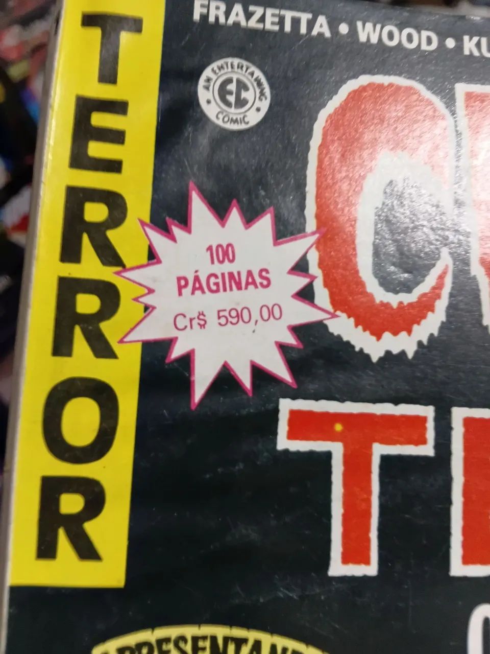 Revista contos da cripta n°1 (ano 1991) raro - Foto 2