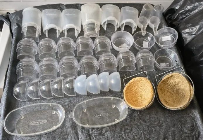 Kit 37 acessórios para gaiolas