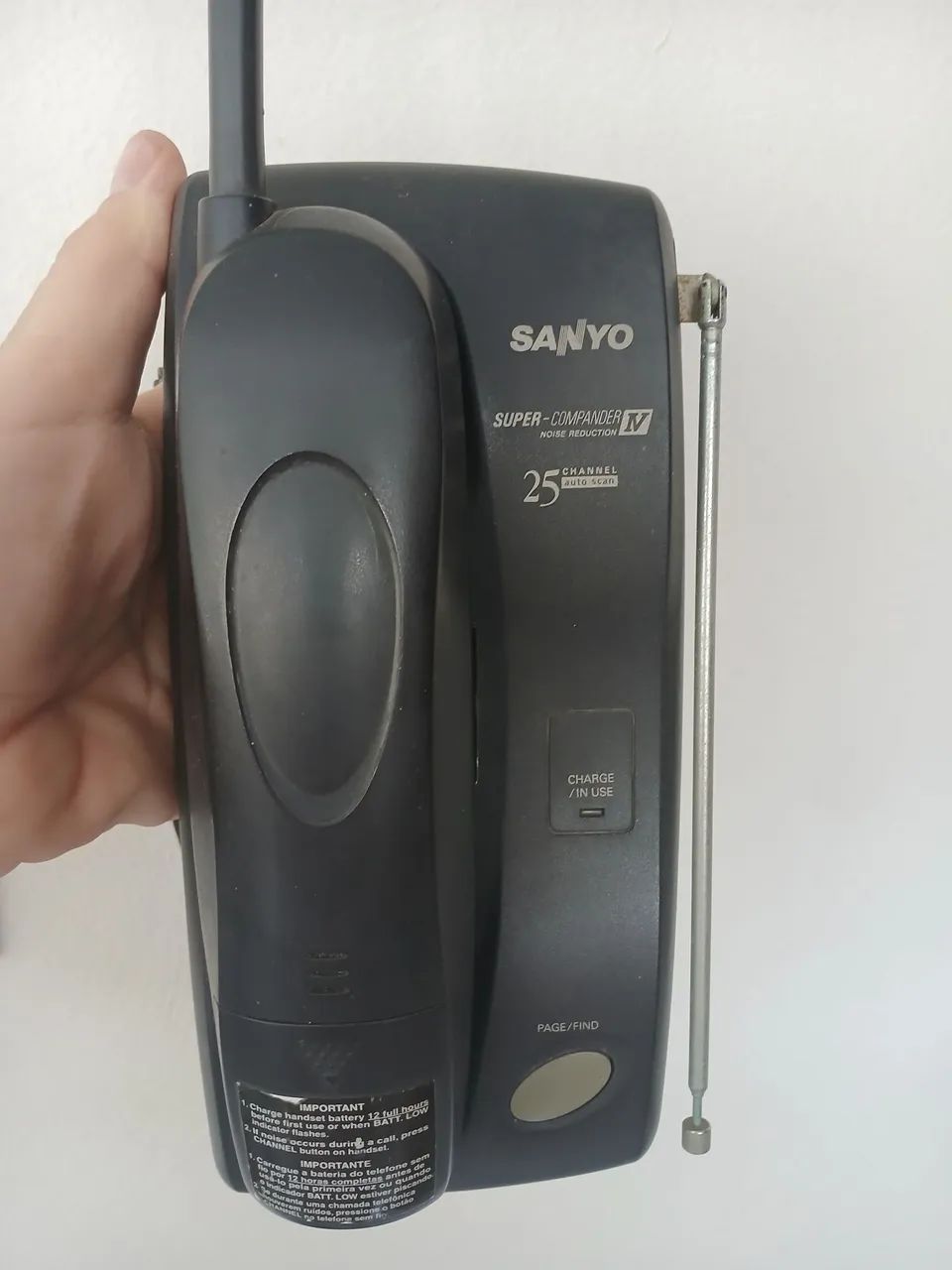 Telefone Fixo Sanyo sem fio parede - Foto 4