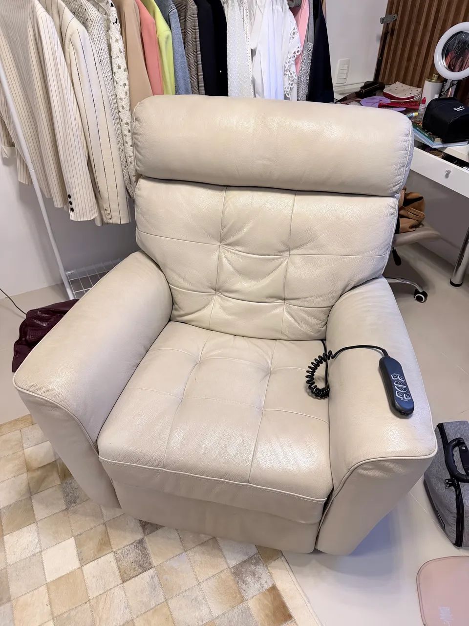 Poltrona Reclinável Donna Elétrica U251 - Couro Legítimo - Idea Relax by Natuzzi Group