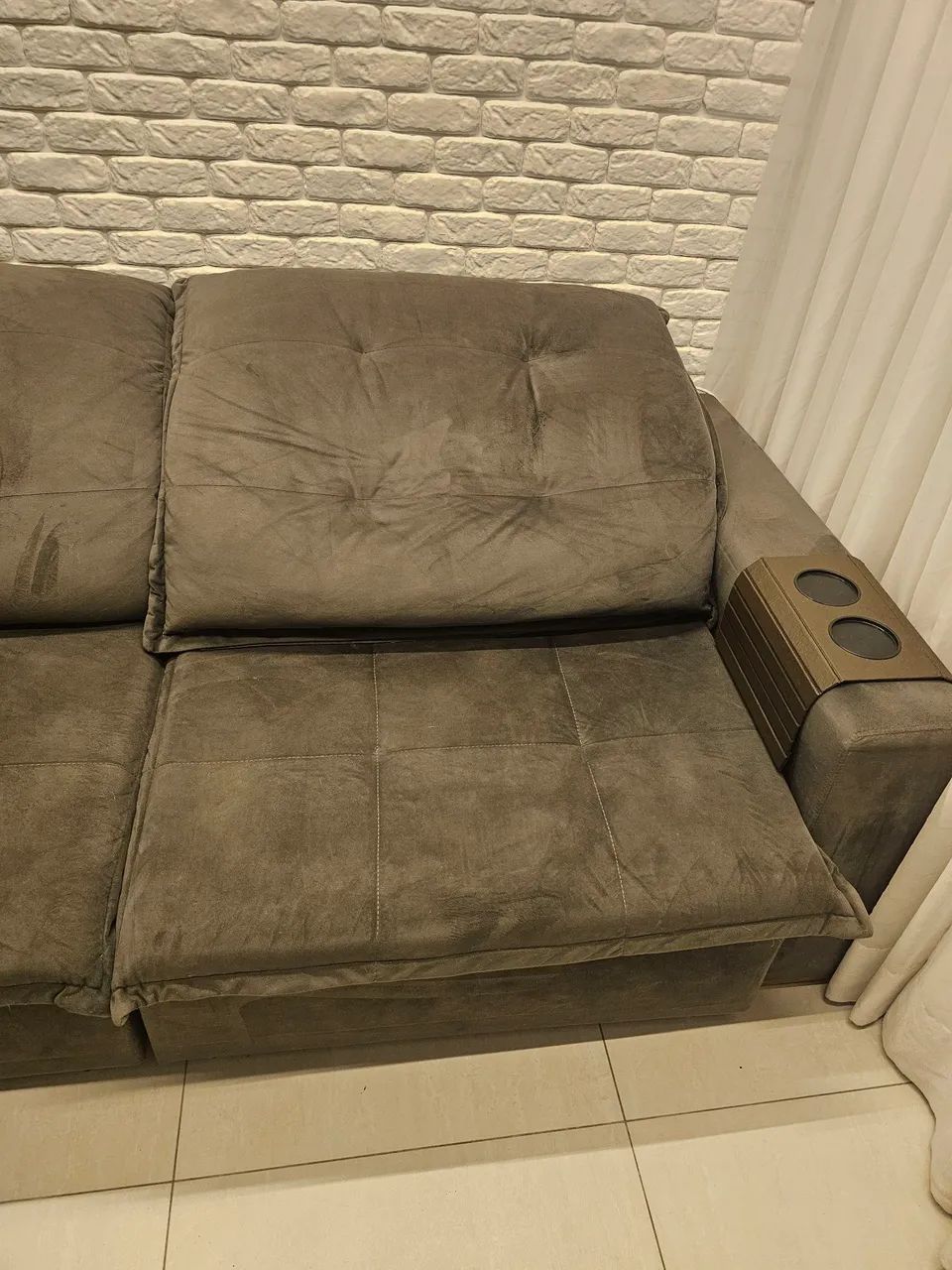 Sofá retrátil 4 lugares - Foto 5