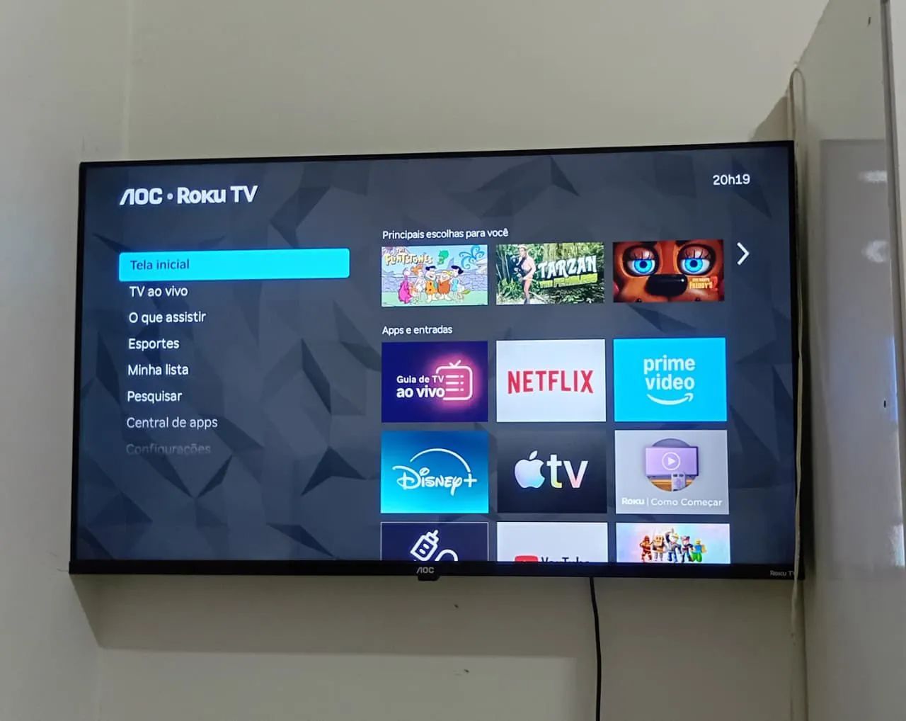 Tv smart 43 polegadas nova