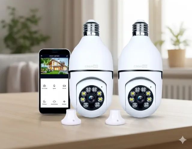 Câmera de Segurança Wi-Fi 360° - Instale você mesmo e monitore pelo celular! ? - Foto 3
