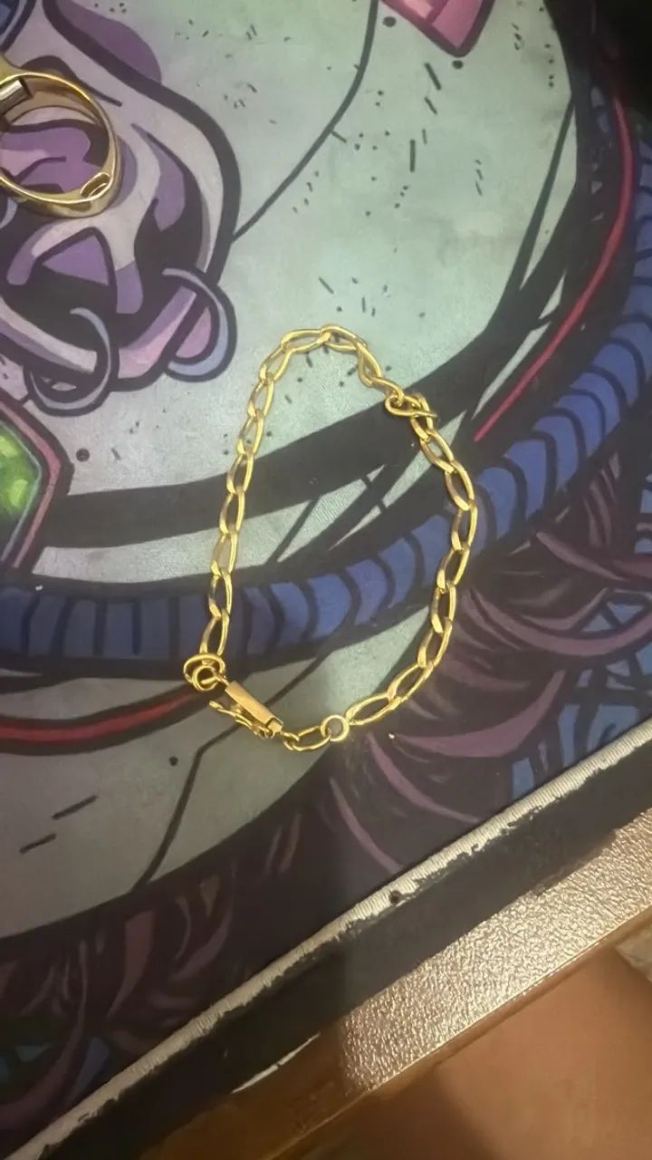 Pulseira de Ouro 18K 750 - 8,6g - Excelente Estado - Foto 4