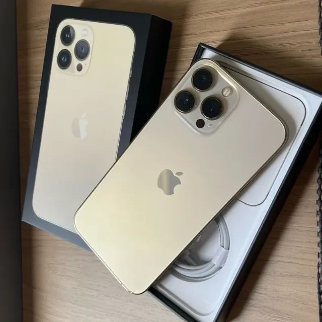IPHONE 13 PRO MAX DOURADO - Foto 3