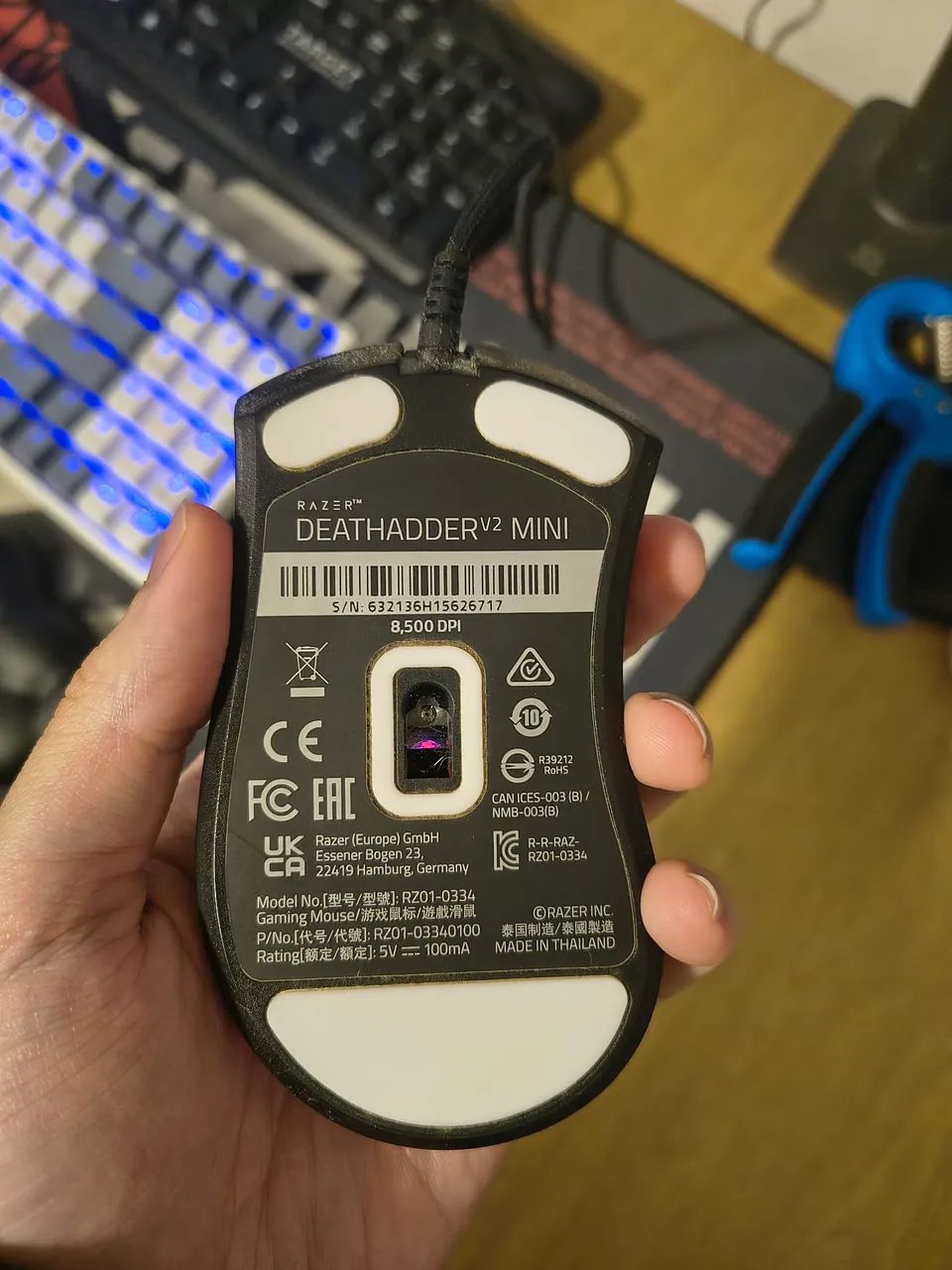 Mouse Gamer Razer DeathAdder V2 mini - Foto 3