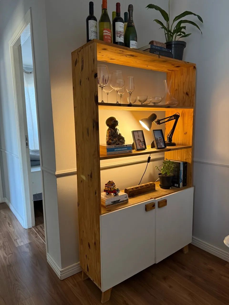 Estante com 2 portas palete
