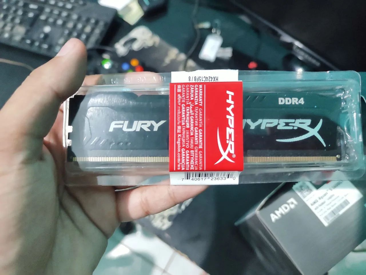 Memoria RAM DDR4 2400Mhz HyperX - Foto 2