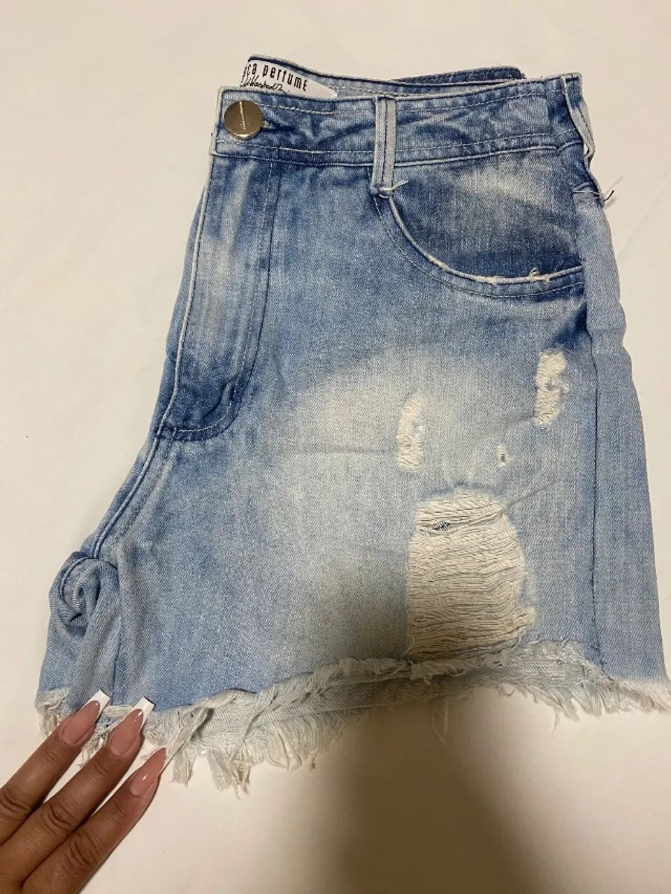 Short jeans Lança Perfume TAM 38/40 - Foto 4