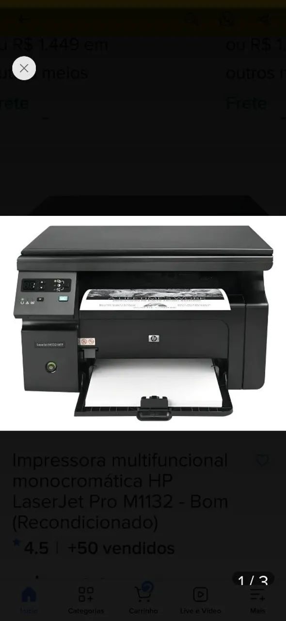Vendo impressora HP 1132 - Foto 5