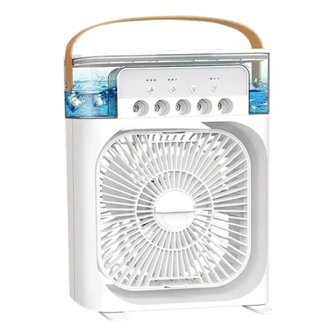 Ventilador umidificador de mesa ar climatizador - Foto 2