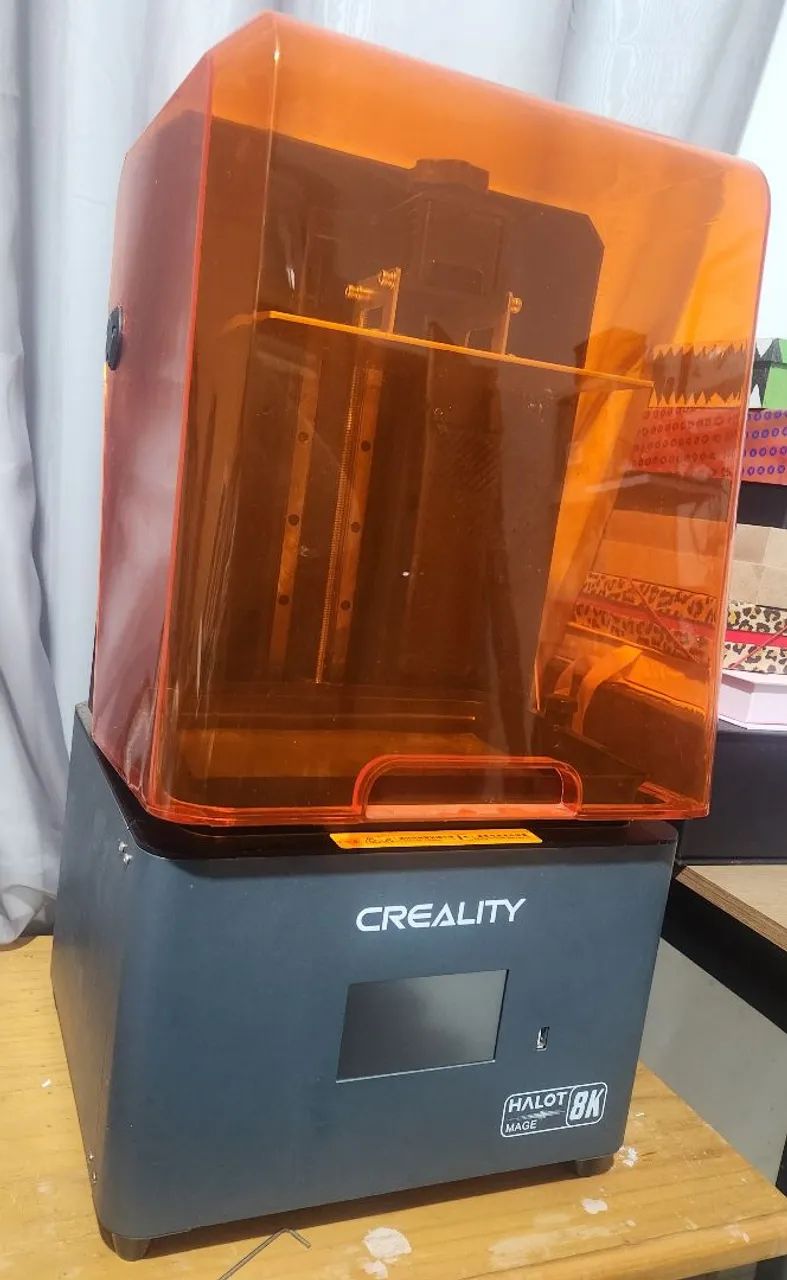 impressora 3d resina halot mage 8k