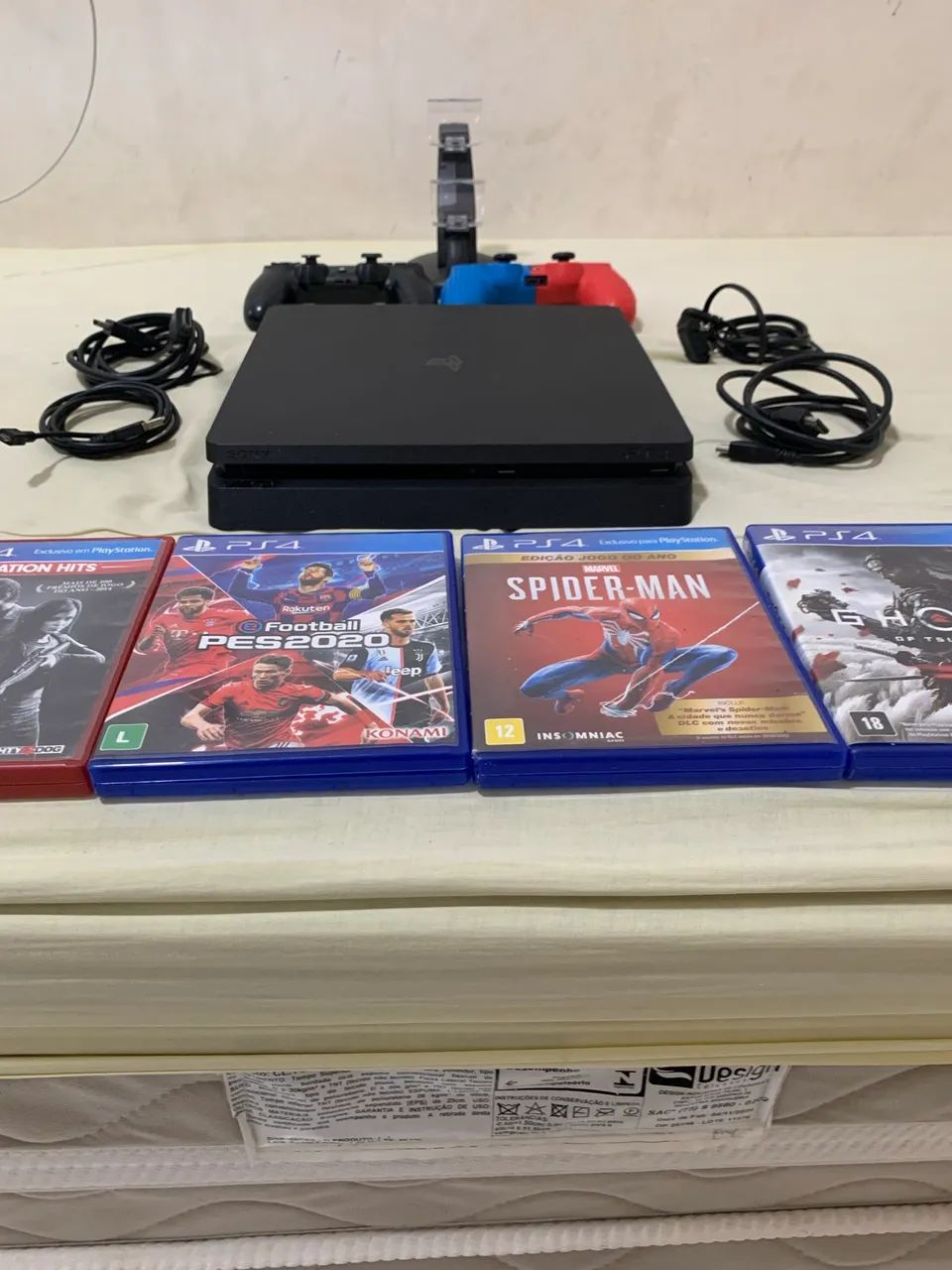 Ps4 slim de 1tb com 4 jogos - Foto 3