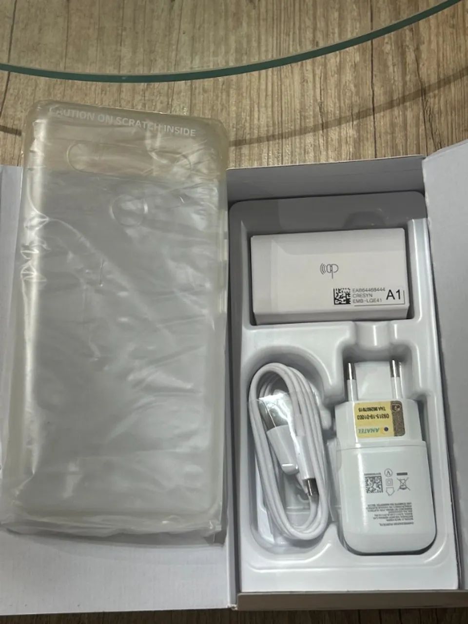 Celular BBB bom bonito barato com câmera quádrupla 48 Megapixels - 128gb LG K62+ octa-core - Foto 5