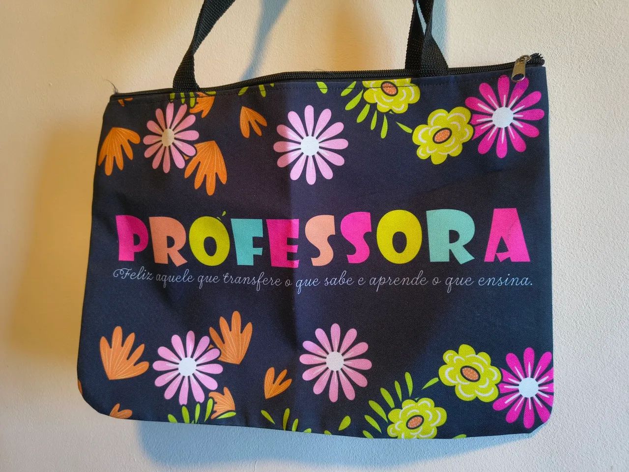 Bolsa professora lona espaçosa  - Foto 2