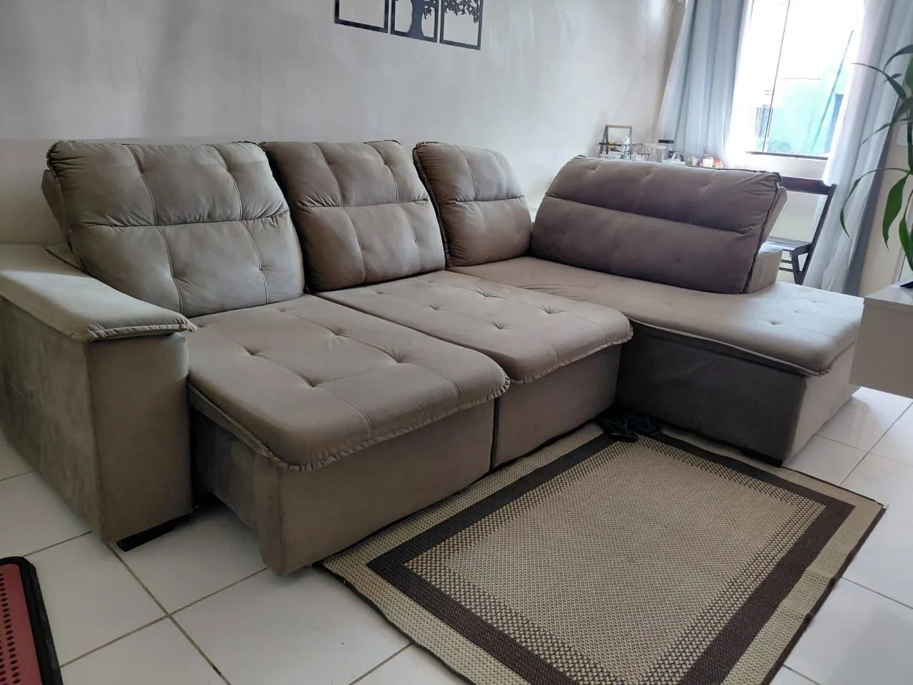 Sofá retrátil novo - Foto 3