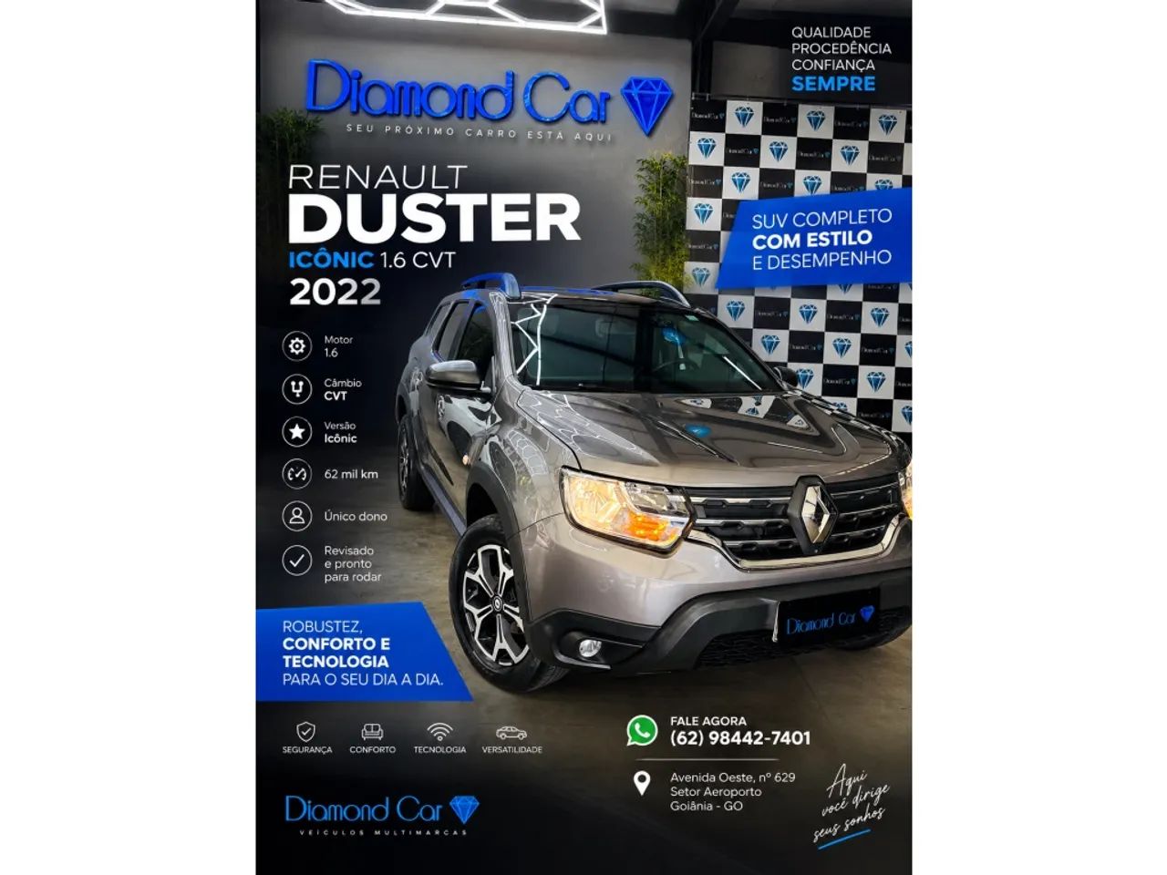Renault Duster DUSTER Iconic 1.6 16V Flex Aut. 2022