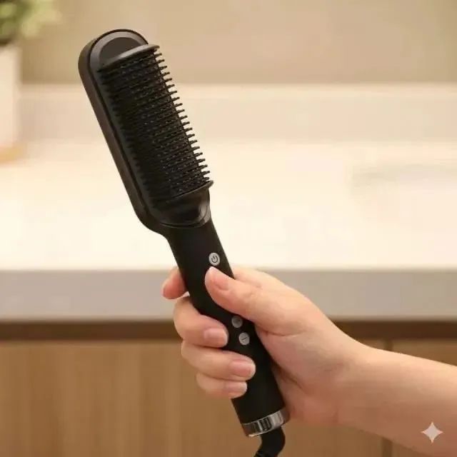 ESCOVA ALISADORA 3 EM 1 - PAGUE SÓ NA ENTREGA ?  - Foto 6