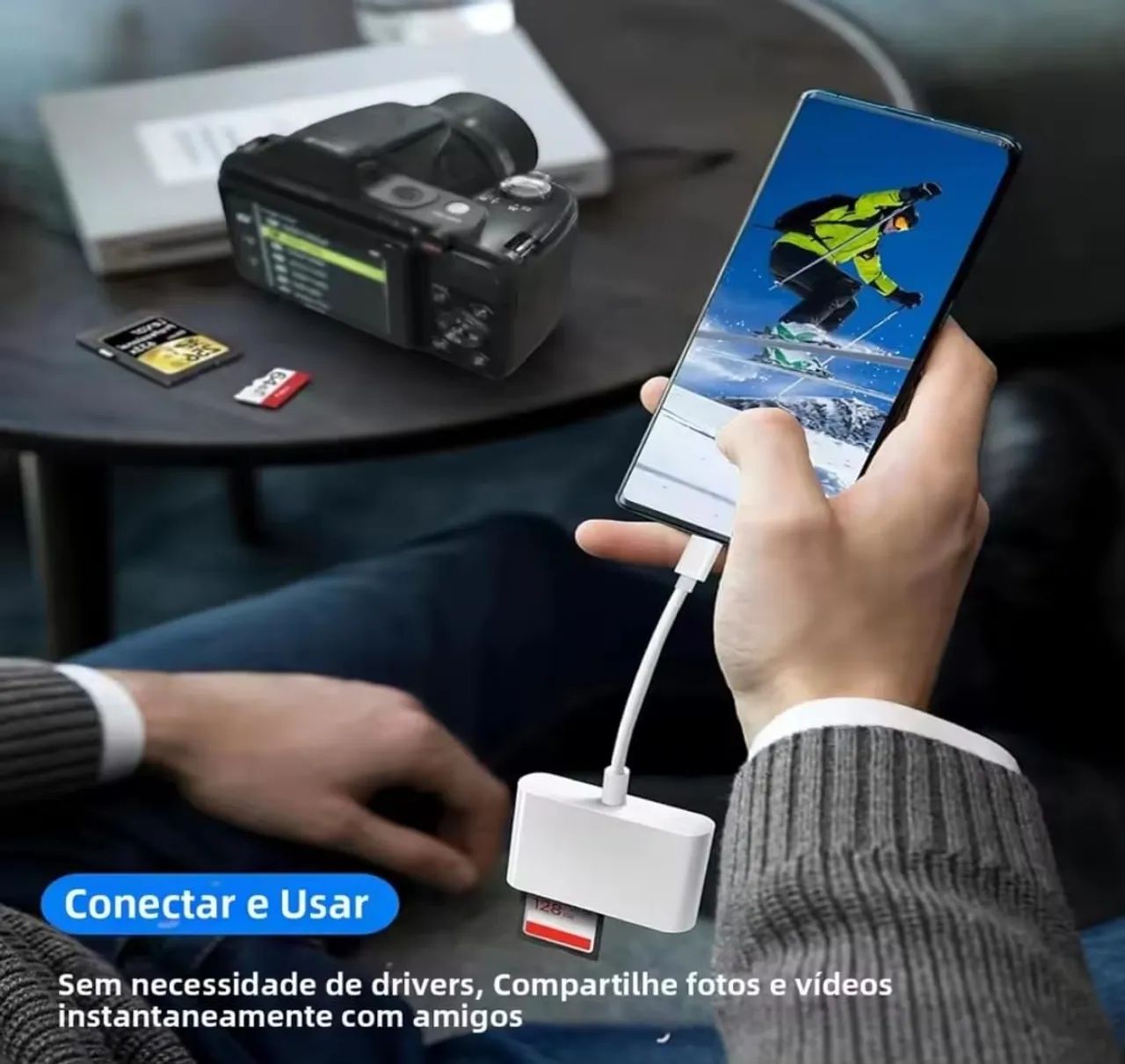 3-in-1 Card and USB Flash Drive Reader451967432420249604