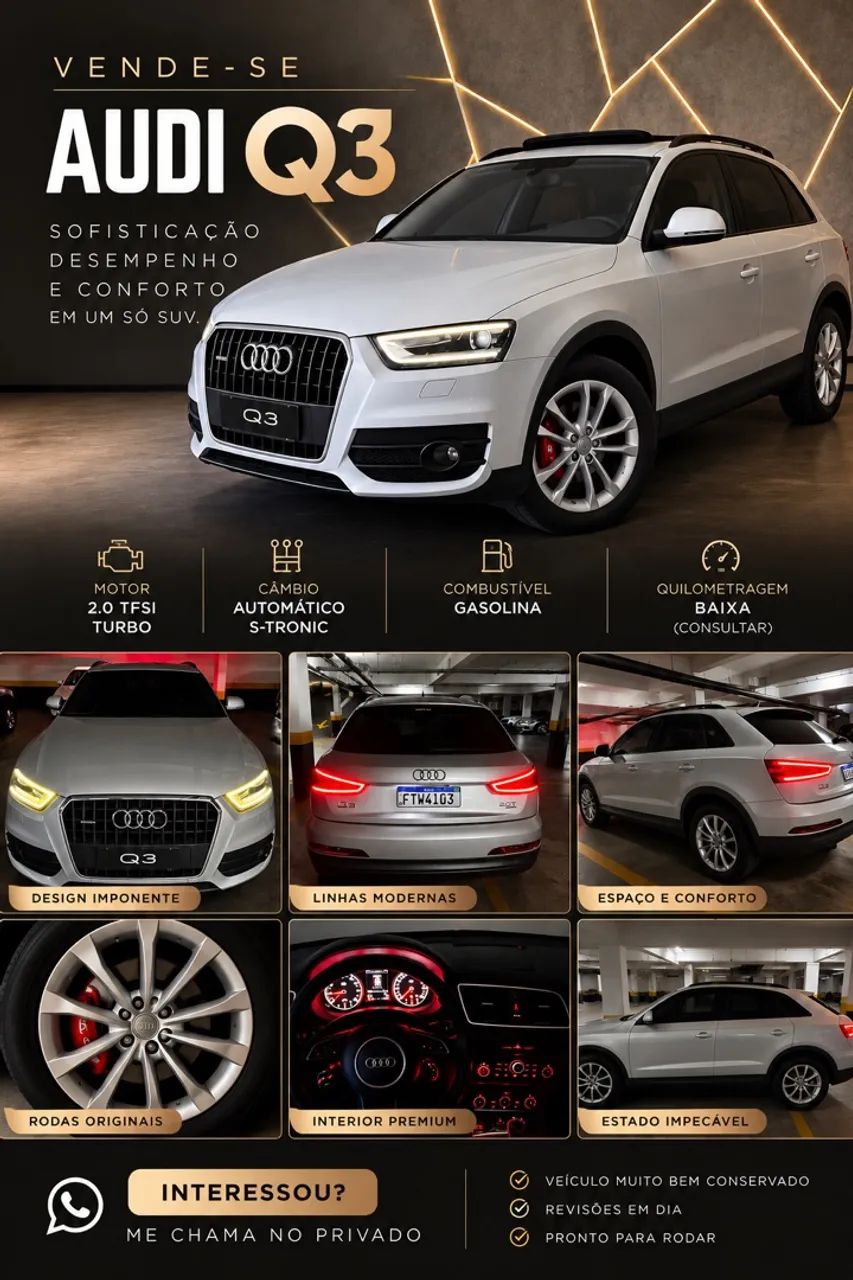 Audi Q3 2.0 TFSI QUAT. 170/180CV S-TRONIC 5P 2014