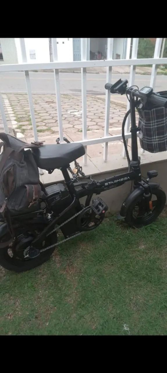 Bicicleta elétrica dobrável - Starmega - Foto 2