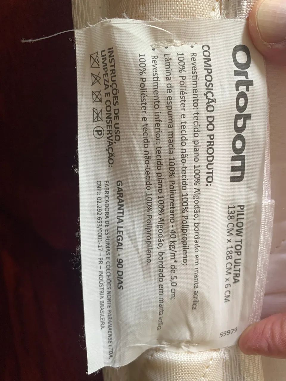 Pillow Ortobom 100% Algodão - Foto 3