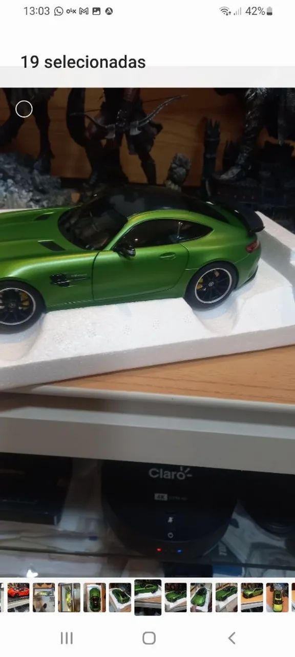Mercedez verde 1/18 norev não é autoart - Foto 2
