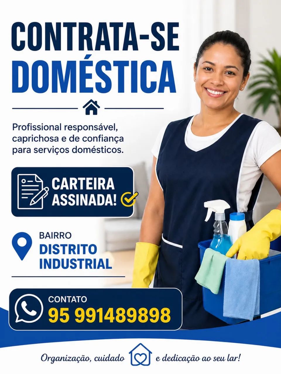 Contrata-se doméstica 