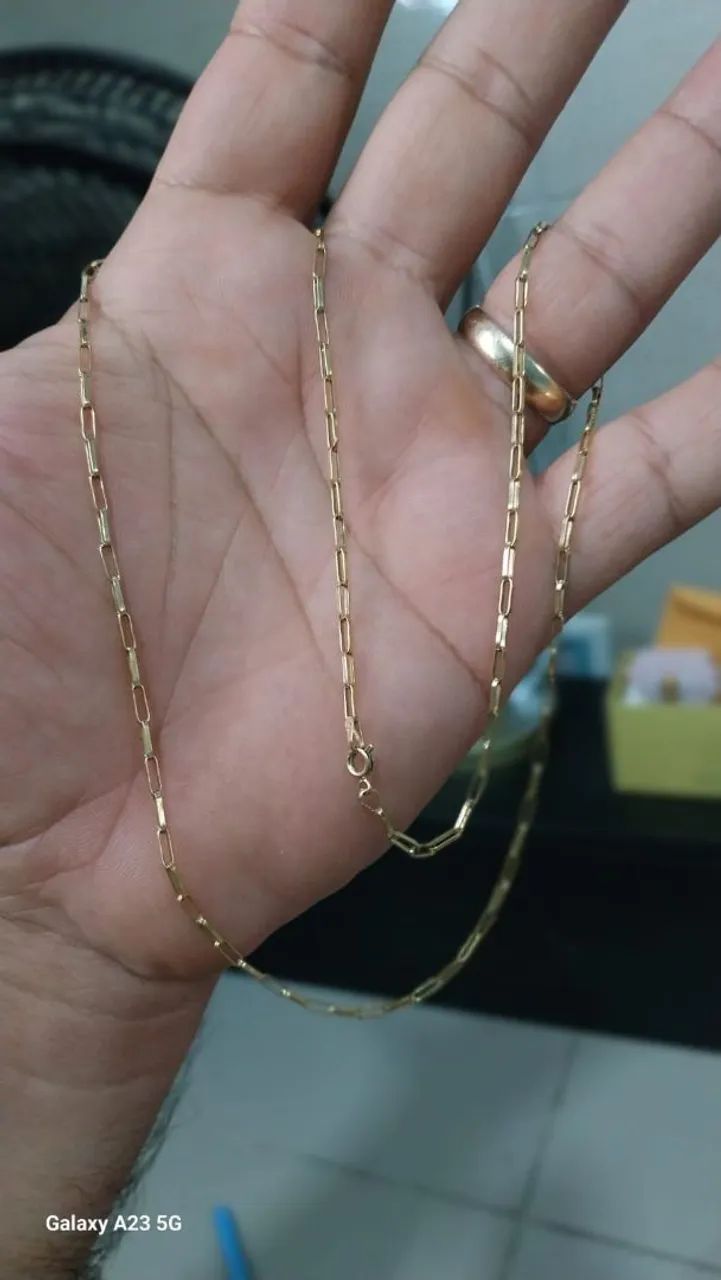Vendo cordao de ouro 18 3.5g R$-2.050 - Foto 2
