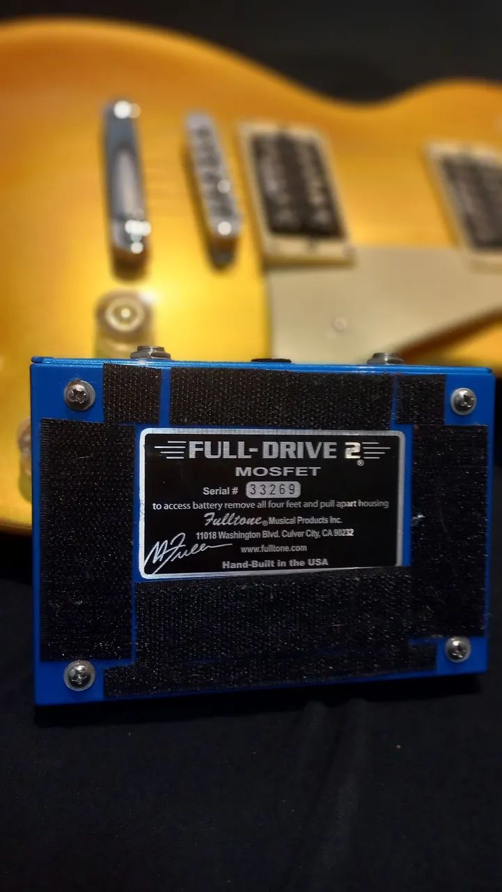 Pedal de guitarra Full Drive 2 Mosfet da Fulltone - Instrumentos
