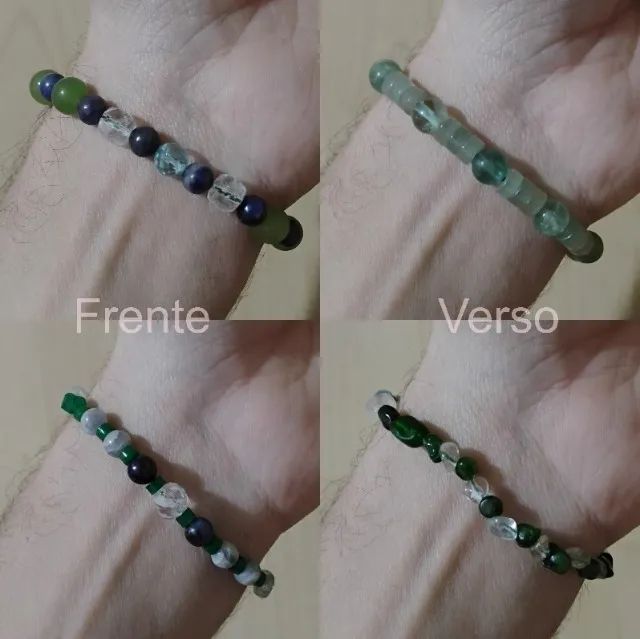 Conjunto 5 pulseiras pedras naturais - Foto 5