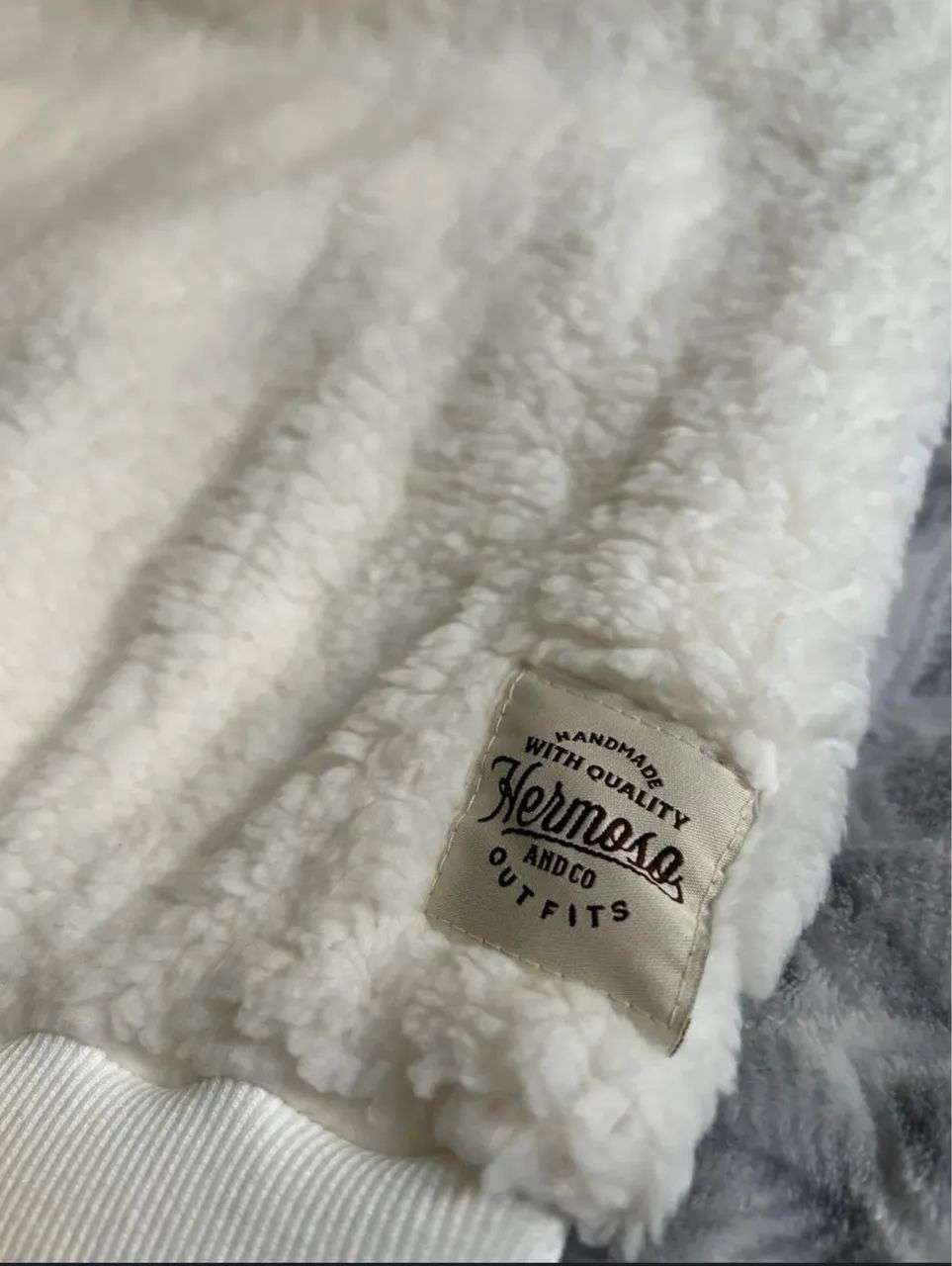 Moletom Sherpa Off White - Hermoso - Foto 2