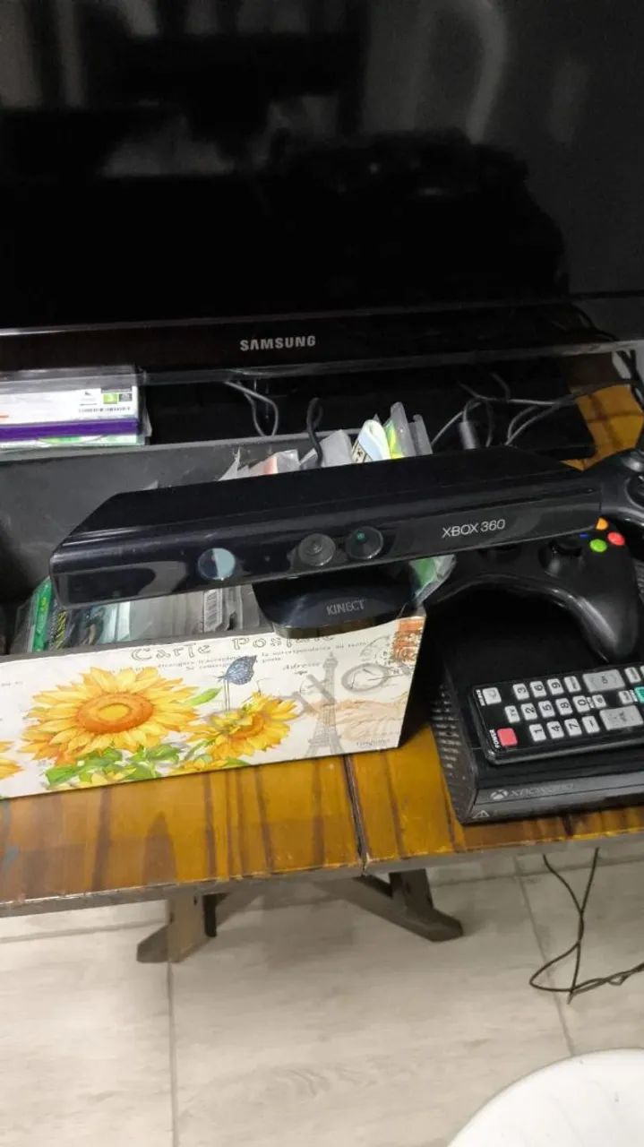 Videogame Xbox com Kinect com tv de 40 polegadas  - Foto 4