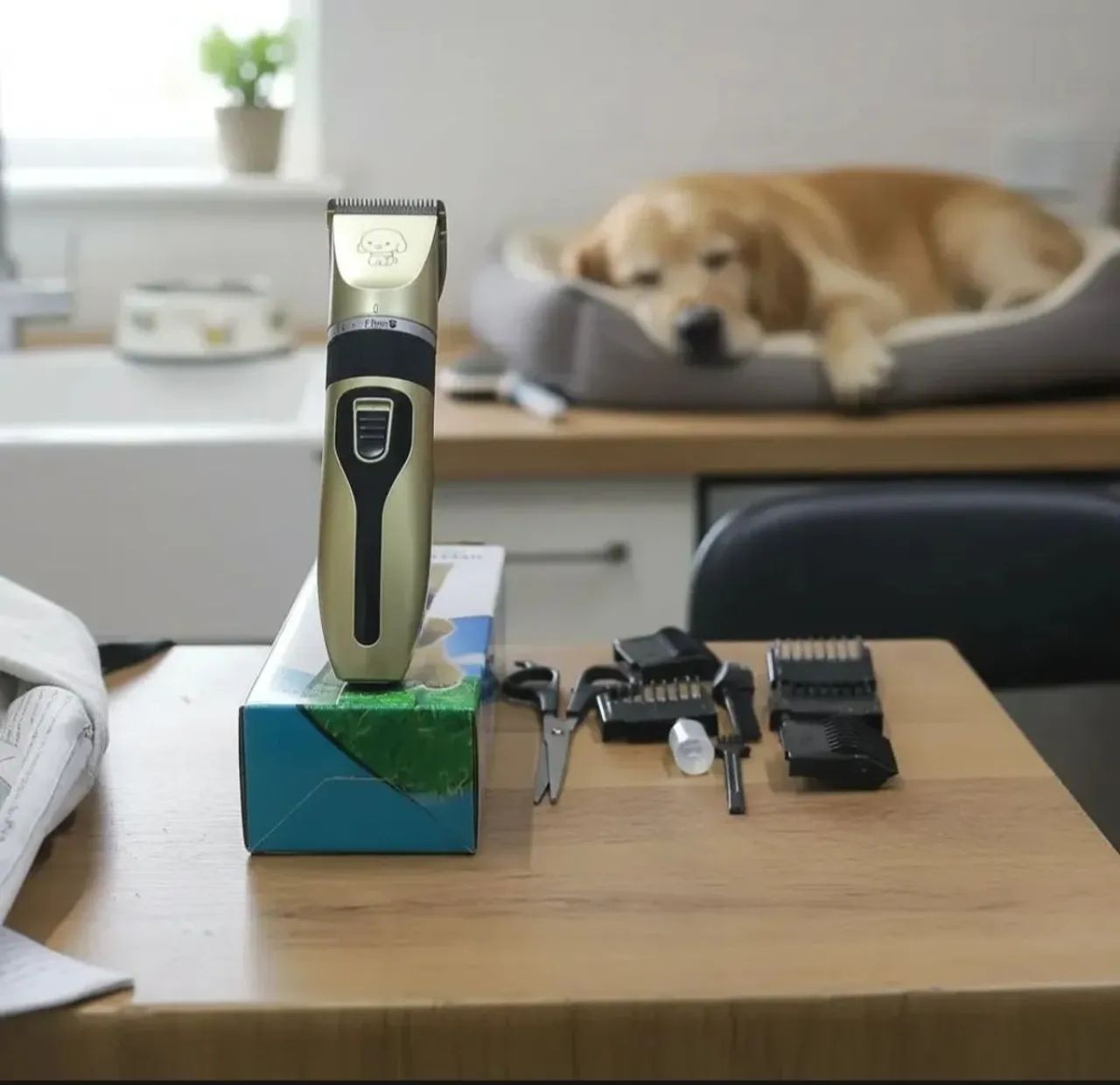 Máquina De Tosa Para Pets Sem Fio Com Bateria E Kit Completo (Usado) - Foto 4