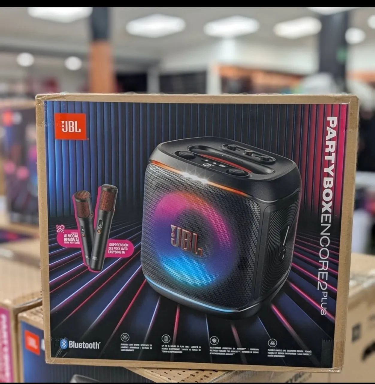 JBL Encore 2 com 2 Microfones / Nota fiscal 