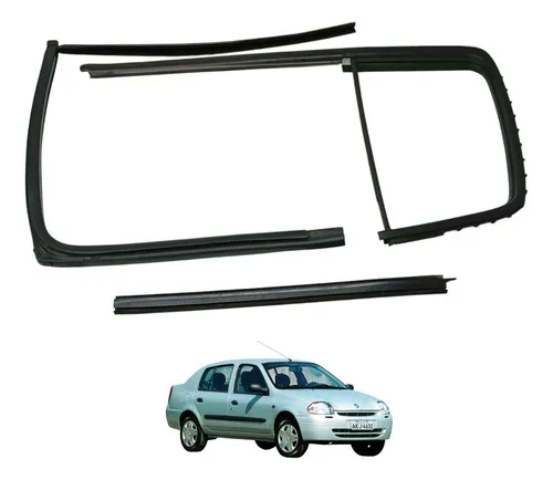 Kit Pestana Porta Traseira Direita Renault Clio Sedan 2001 2002
