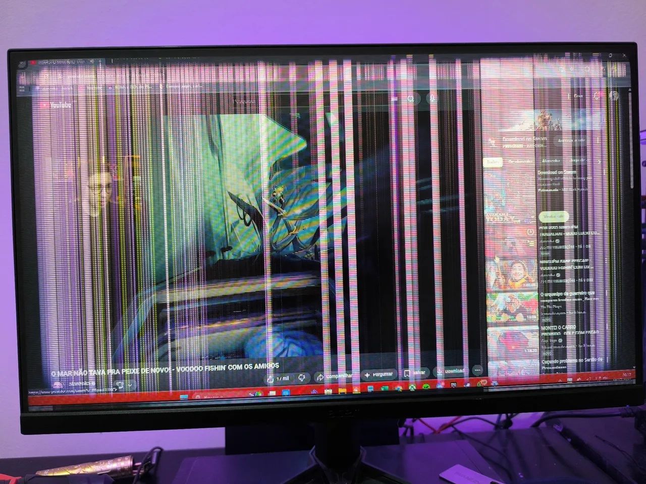 Monitor Acer nitro 23" COM DEFEITO