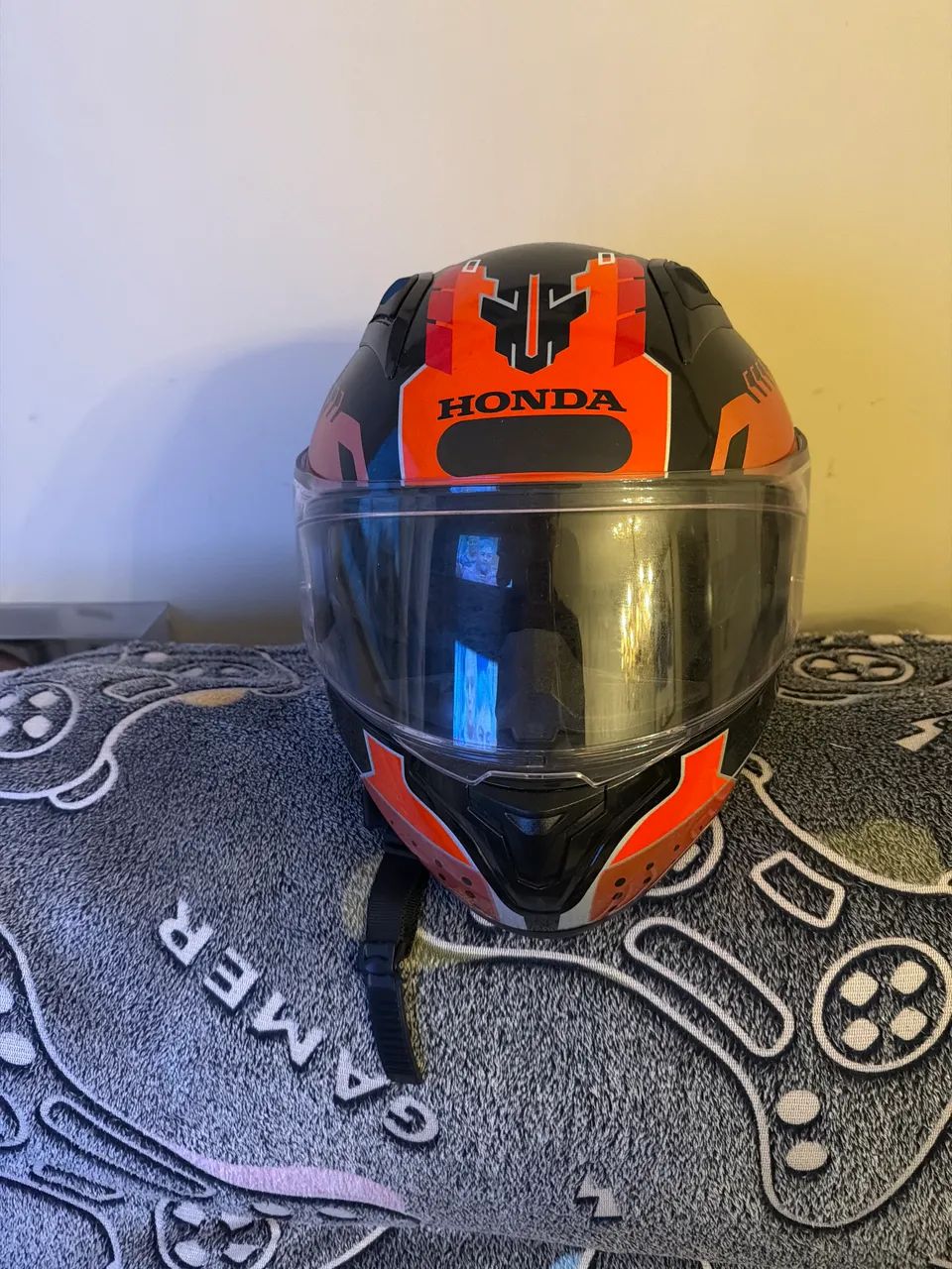 Capacete HONDA COM ÓCULOS  - Foto 2