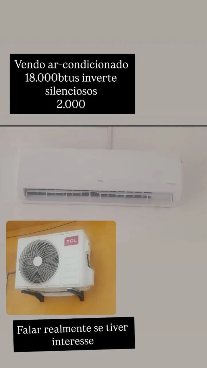 Ar condicionado semi novo 