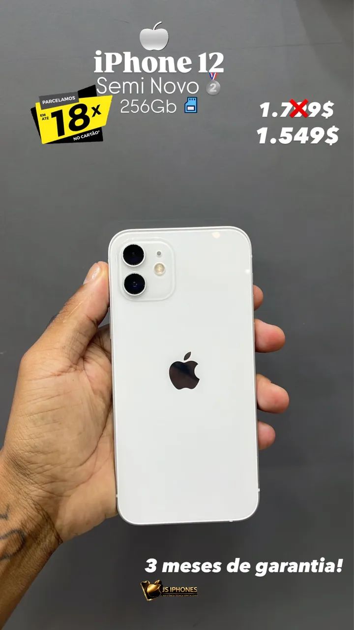 iPhone 12-256GB COM GARANTIA
